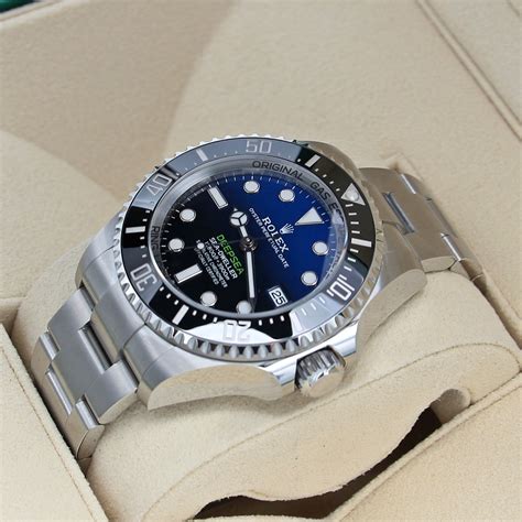 rolex deepsea blue discontinued|rolex 136660 review.